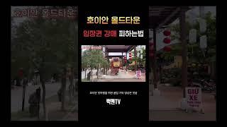 호이안 올드타운 입장권팔이범 주의️‼️