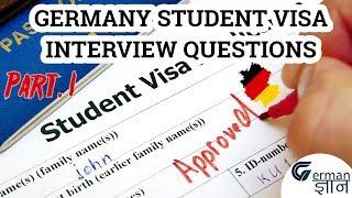 GERMANY STUDENT VISA INTERVIEW QUESTIONS | Part 1| German Gyan - Nidhi Jain