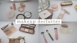 HUGE make-up declutter. long, relaxing, chatty ️  \\ declutter with me 2023