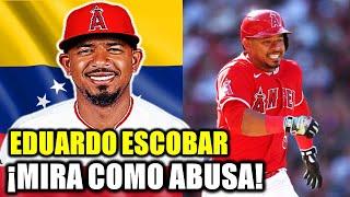 EL VETERANISIMO EDUARDO ESCOBAR CONECTA ENORME JONRON ¡SU PRIMERO CON LOS ANGELS!
