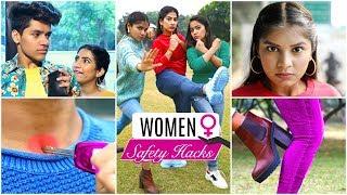 9 Women SAFETY & SELF DEFENCE Hacks ... | #LifeSavingHacks #Fun #Anaysa