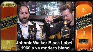 Johnnie Walker Black Label from the 1960's vs 2022