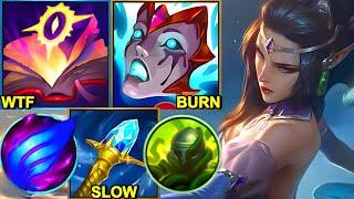 Wild Rift China Morgana - 18KILL FULL BURN MORGANA Build Runes - Majestic Empress Morgana Skin