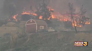 Thousands evacuated as Fairview Fire near Hemet continues to grow