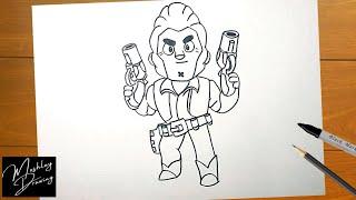 How to Draw Colt from Brawl Stars