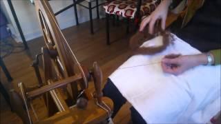 Learn to Spin with Alpaca Fibre - a miydiy.com tutorial