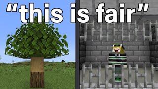 Minecraft but players NEVER make MISTAKES