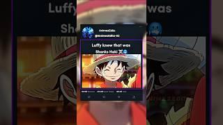 luffy observation haki ️ #onepiece #luffy #zoro #shanks