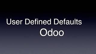 Set Default Value in #odoo without customization on any form.