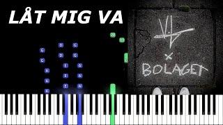 Låt Mig Va - Bolaget & Victor Leksell | Piano Tutorial