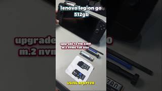 Legion GO 4tb m.2 nvme 2280 full size using adapter. Must have!