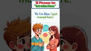 10 Phrases for Introductions #shortsfeed #shorts #learnenglish #english #englishlanguage
