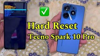 Hard Reset Tecno Spark 10 Pro