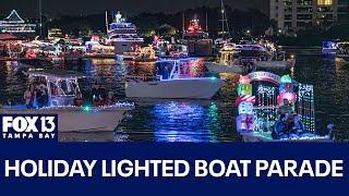 WATCH LIVE: Holiday Lighted Boat Parade in Downtown Tampa