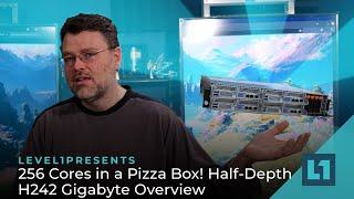 256 Cores in a Pizza Box! Half-Depth H242 Gigabyte Overview