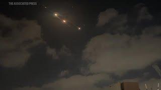 Missiles over Tel Aviv | Raw video