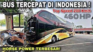 Top Speed Bisa 200 kmh  Bus Tercepat & Tenaga Paling Besar di Indonesia ️| trip Nusantara CN 019