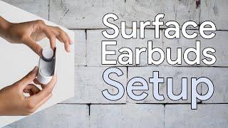 Surface Earbuds Setup