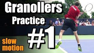 Marcel Granollers in Super Slow Motion | Backhand and Serve #1 | Western & Southern Open 2014