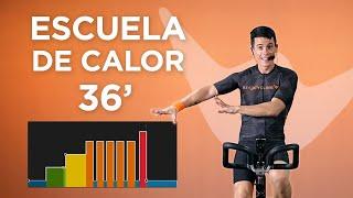 Clase completa ciclo indoor en 36 minutos con series intensas