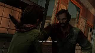 This is plot armour in a video game (The Last of Us)