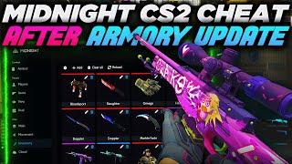 RAGE CHEATING in CS2 RIGHT after the ARMORY UPDATE... (Midnight CS2 Cheat)