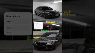 bmw vs mers #bmw #automobile #edit #rek