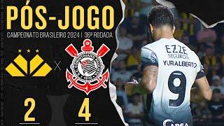 CRICIÚMA 2X4 CORINTHIANS  PÓS-JOGO: ZONA MISTA E COLETIVA | 36ª RODADA | CAMPEONATO BRASILEIRO 2024