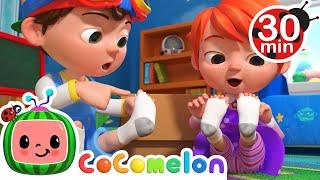 The Socks Song | CoComelon Sing Along | Learn ABC 123 | Fun Cartoons | Moonbug Kids