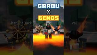 Garou X Genos Combo||The Strongest Battleground #strongestbattlegrounds #roblox #pvp