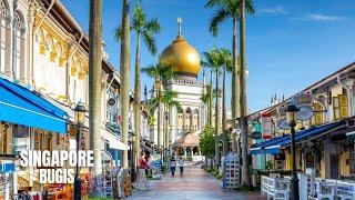 Busy Weekend Afternoon in Bugis District | Singapore City 4K HDR