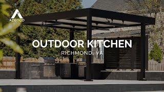 Amazing Backyard Upgrade with a Covered Outdoor Kitchen | Richmond, VA