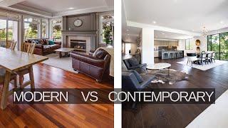 Modern vs contemporary designs