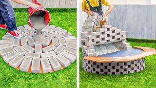 Comment construire un barbecue d'arrière-cour en béton
