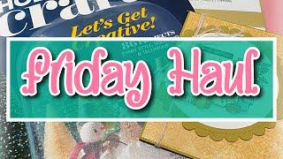 10/25/24 Friday HAUL ~ happy mail, craft supplies, and a tour of my partially-finished craft room!