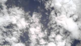Near Space Balloon STS-1 Descent (Down Cam - Part 1)