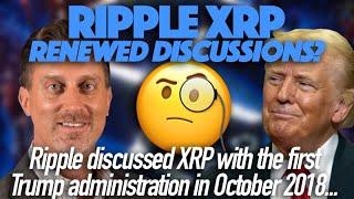 Ripple XRP: Will New Trump Presidency Renew 2018 XRP Discussion Revealed By Corey Johnson?