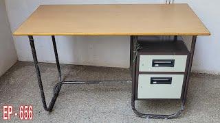 steel office table | study table | office working table | iron table | desk | 656 | maari furniture