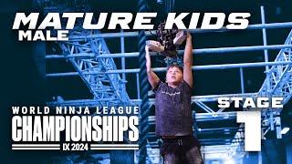 Mature Kids Male | Stage 1 | 2024 World Ninja League Championships