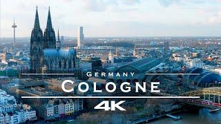 Cologne / Köln, Germany  - by drone [4K]