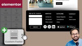 Create FREE Custom Footer in WordPress/Elementor