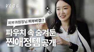 VLOG. 피부과 원장님 피부표현 비결!? 파우치 속 찐꿀템 공개