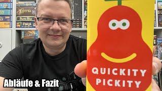 Quickity Pickity (Oink Games) - klein und handlich und ideal mit der Familie zu spielen