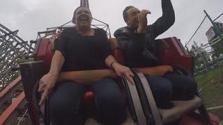 All the times Marcus Leshock dragged Morning Show talent with him on roller coasters