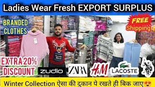 Winter Branded Women Ladies Export Import Surplus Clothing | Big Brand Fresh LOT | Cheapest Surplus