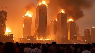 Sirens are blaring all over Israel! Hundreds of buildings are on fire! People are running
