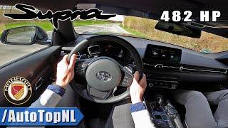 Toyota SUPRA MK5 482HP MANHART *LOUD* POV DRIVE & DRIFTS by AutoTopNL