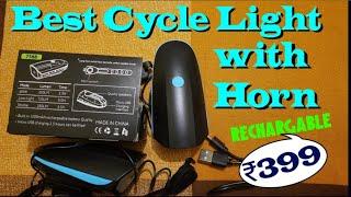 Best Bicycle Horn with Light 2023 Unboxing| Rechargeable & Waterproof | Cheapest gadget for Cycle