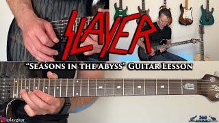 Slayer - Seasons in the Abyss Guitar Lesson