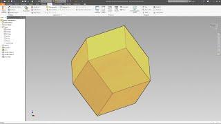 Rhombic Dodecahedron - Autodesk Inventor